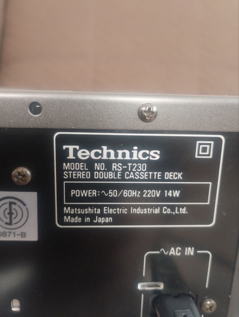 Касетна дека Technics RS-T230 - фото фото фото 3
