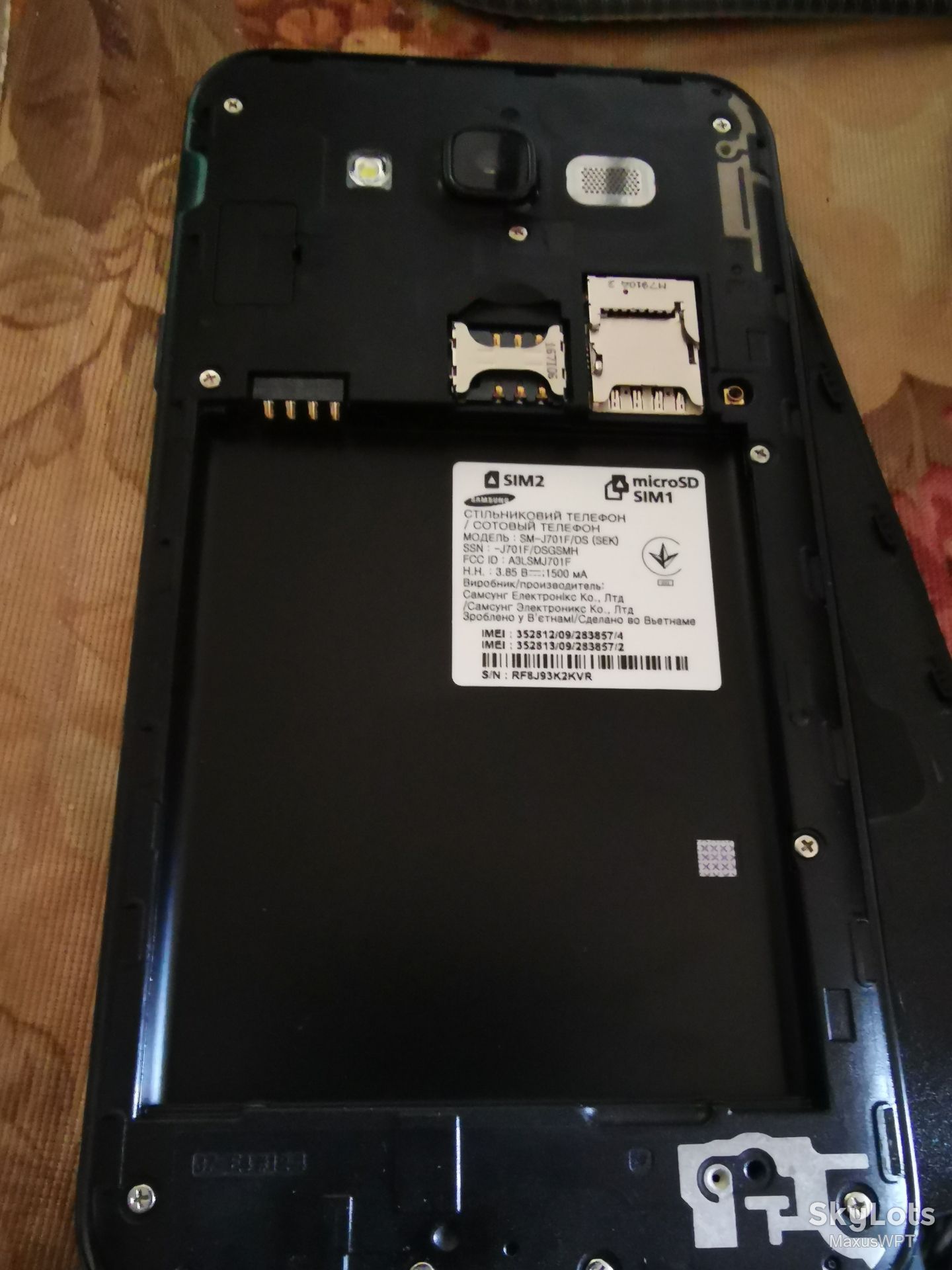#1480 sklad Samsung J7 j701 Neo black - фото фото фото 2