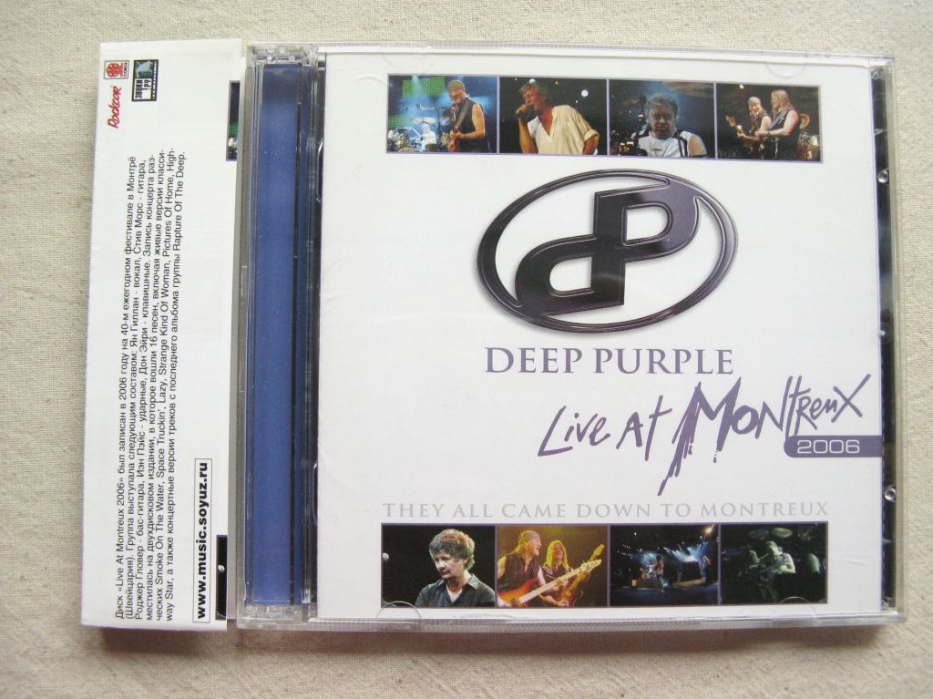 CD Deep Purple. Live at Montreux. 2CD. 2006. - фото фото фото 1