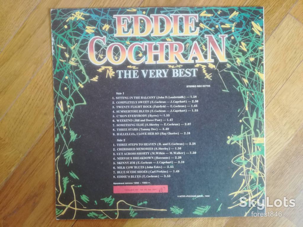 Eddie Cochran-The very best  (3)-NM-Россия - фото фото фото 1