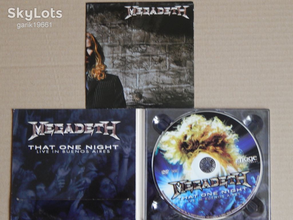 Megadeth ‎– That One Night: Live In Buenos Aires (DVD, Unofficial Release, Digipak) - фото фото фото 3
