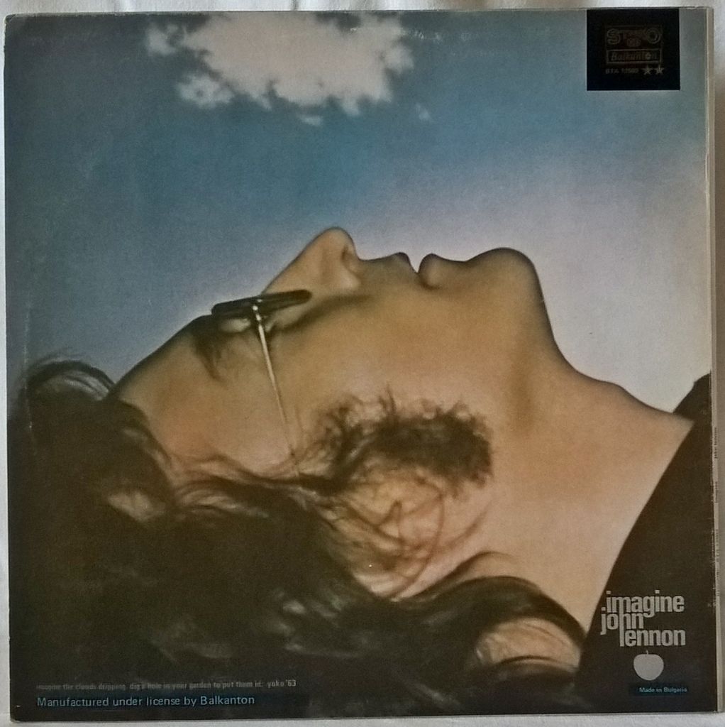 John Lennon EX Beatles - Imagine - 1971.    (LP). 12. Vinyl. Пластинка. Bulgaria - фото фото фото 1