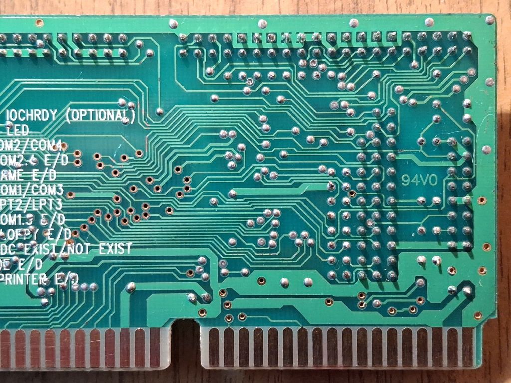 Мультикарта Multi-I/O Controller Card ISA плата для компьютера  (#12) - фото фото фото 6