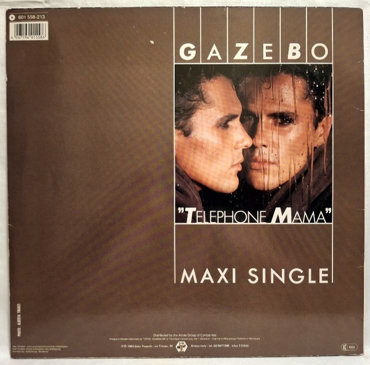 Gazebo - Telephone Mama - 1984.  (EP) 12. Vinyl. Пластинка. Germany. - фото фото фото 1