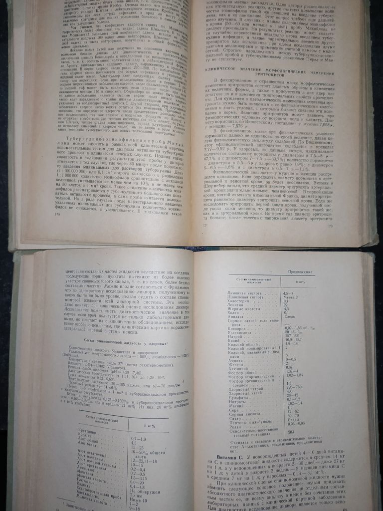 книги: КЛИНИЧЕСКОЕ ТОЛКОВАНИЕ ЛАБОРАТОРНОГО АНАЛИЗА III-е изд. 1949г. - фото фото фото 5