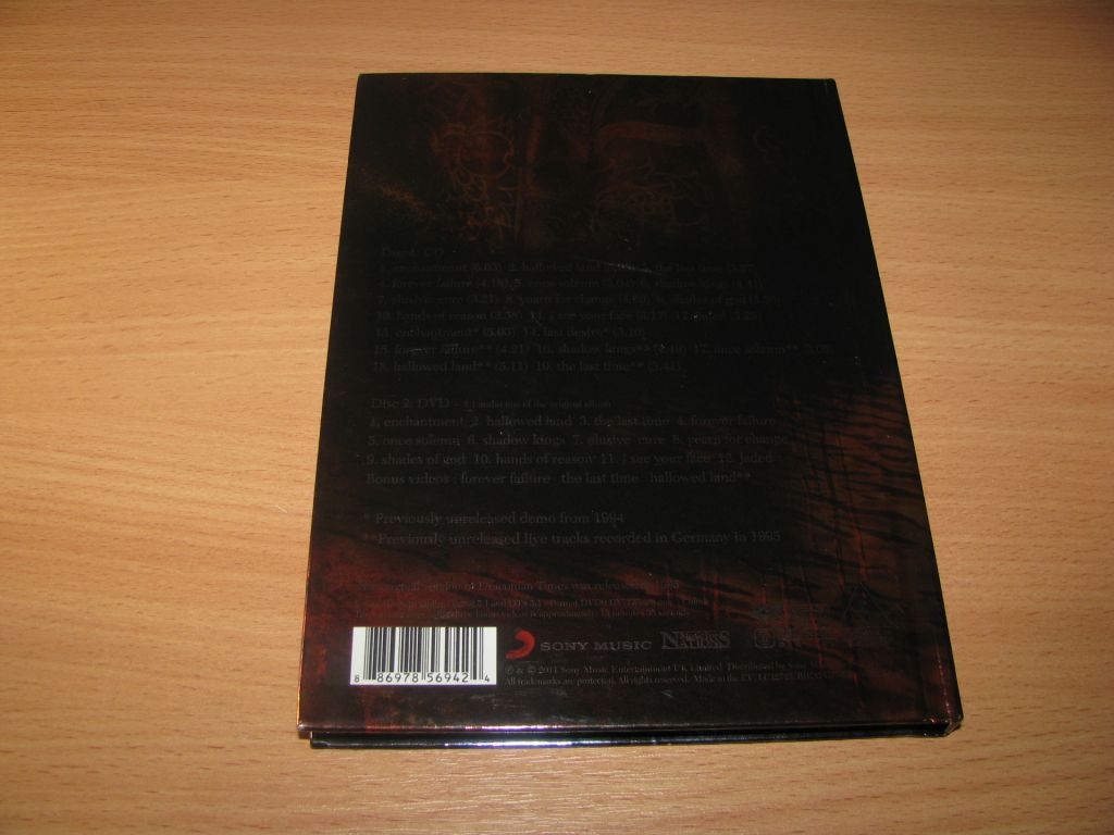 PARADISE LOST - Draconian Times    (2011 Sony CD/DVD DIGIBOOK) - фото фото фото 1