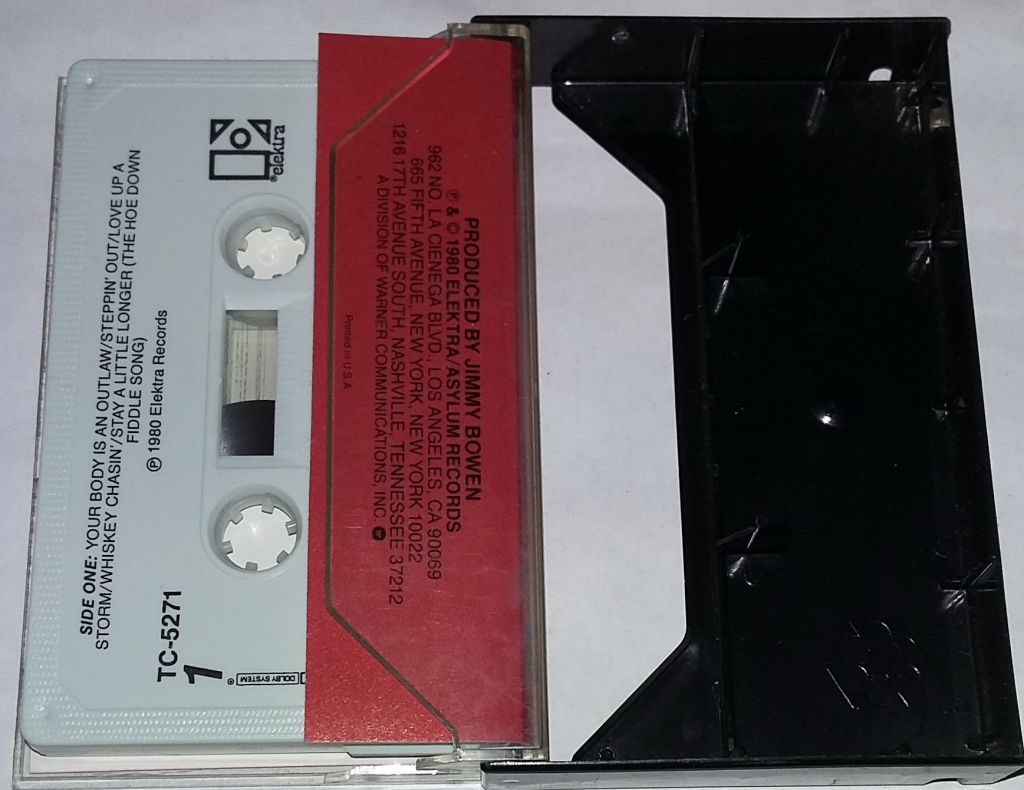 MEL TILLIS Your Body Is An Outlaw. Cassette US - фото фото фото 1