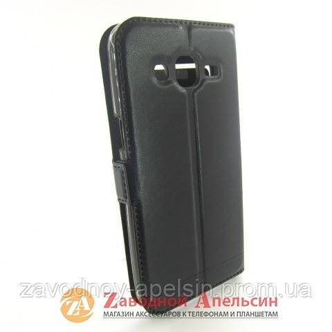Чехол книжка Samsung J2 J200 Smart Case black - фото фото фото 1