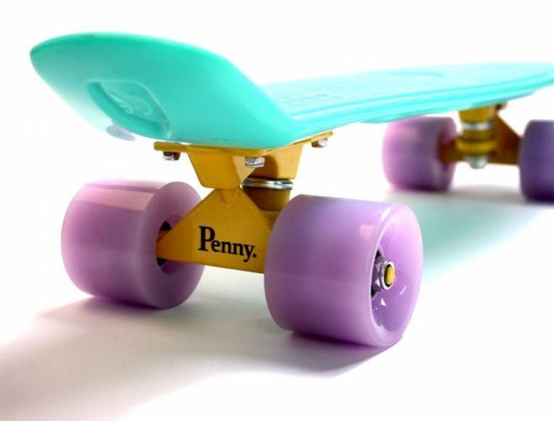 Penny Board Бирюзовый цвет Светящиеся колеса (1819484818) - фото фото фото 1