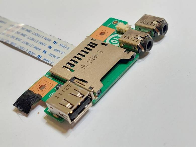 Б/У Плата Card reader Audio USB разъемы для ноутбука MSI X460 - фото фото фото 0