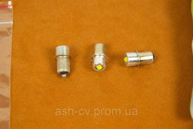 Лампочка, для, ліхтарика, 4-12V, LED, P13.5, P13.5S, PR2 - фото фото фото 0
