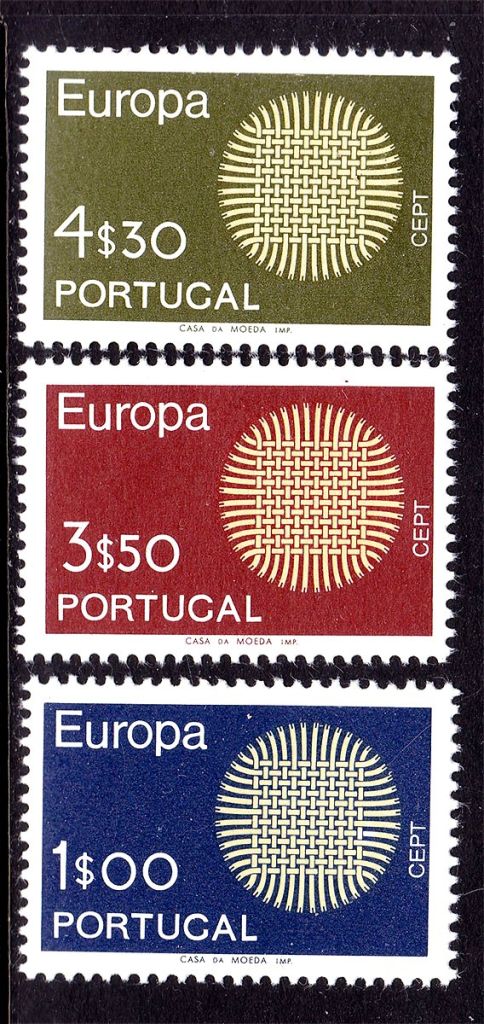 Португалия  1970 г MNH -  EUROPA CEPT - - фото фото фото 0