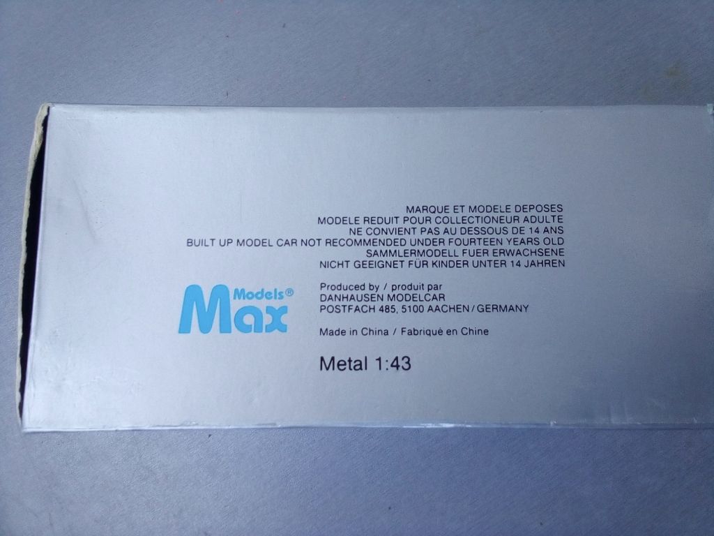 MAX MODELS 1:43 SAUBER MERCEDES C9 AEG #61 - фото фото фото 4