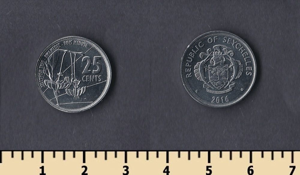 Сейшельские острова 25 центов 2016 - фото фото фото 0