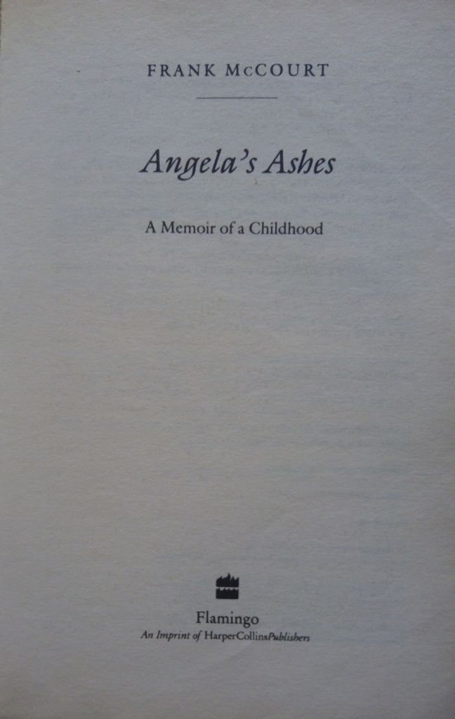 Angela's Ashes Frank McCourt English на Английском книга - фото фото фото 2