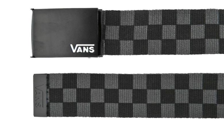 Ремінь vans deppster ii web belt - black/charcoal grey - фото фото фото 3