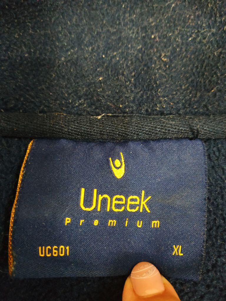 Куртка тепла товста флісова темно-синя UNEEK p-p XL - фото фото фото 7
