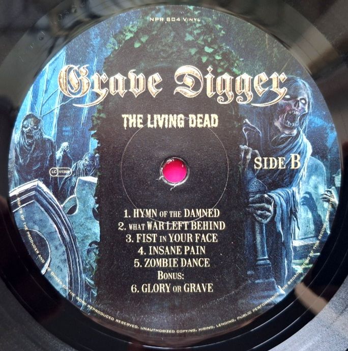 Grave Digger - The Living Dead - 2018.  (LP). 12. Vinyl. Пластинка. Germany. - фото фото фото 6