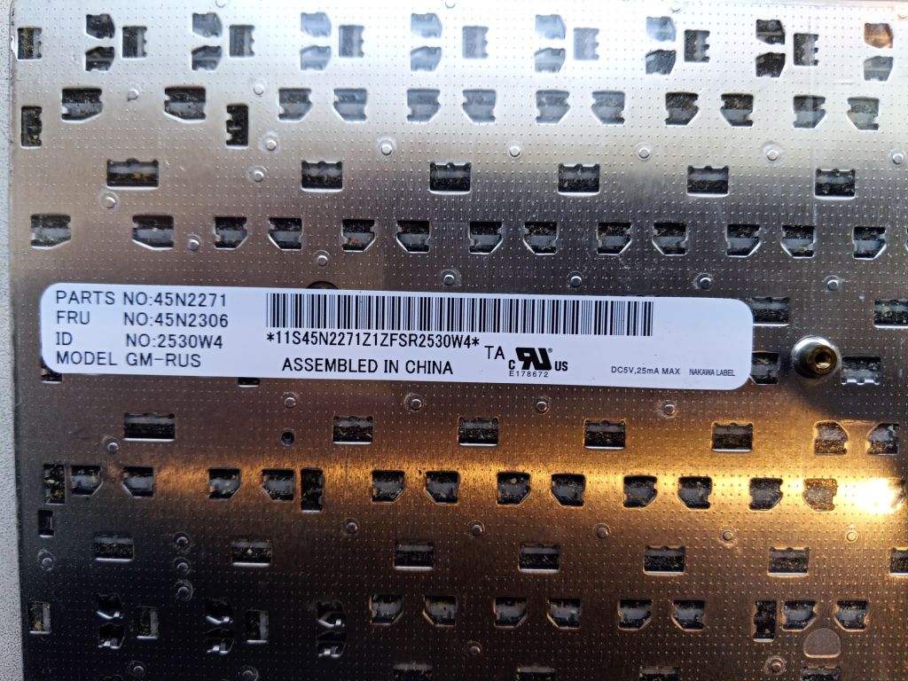 Б/У Клавіатура на Lenovo L520 - фото фото фото 3