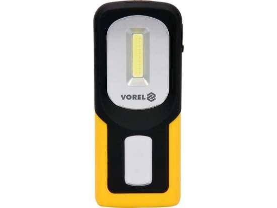 Фонарь COB LED 3 Вт аккумулятор Li-Ion 5 режимов VOREL-82723 - фото фото фото 3