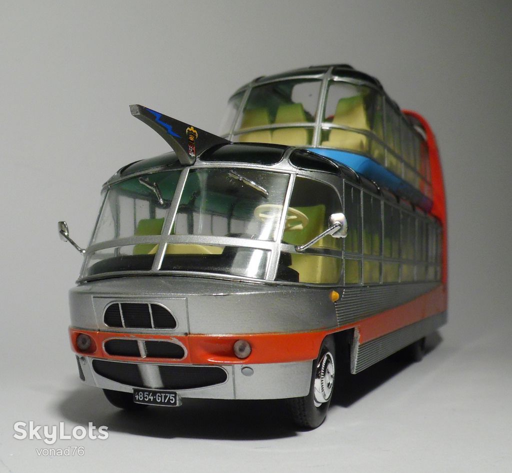 1/43 Автобус CITROEN CURRUS Cityrama-Bus 1955. Altaya. - фото фото фото 3