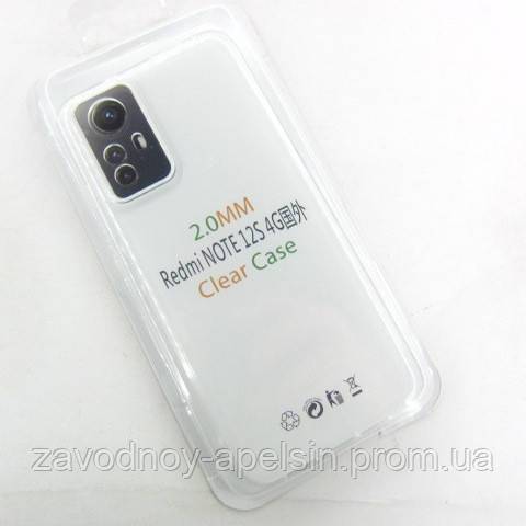 Xiaomi Redmi Note 12S Прозрачный чехол Защита камеры (2мм) - фото фото фото 1