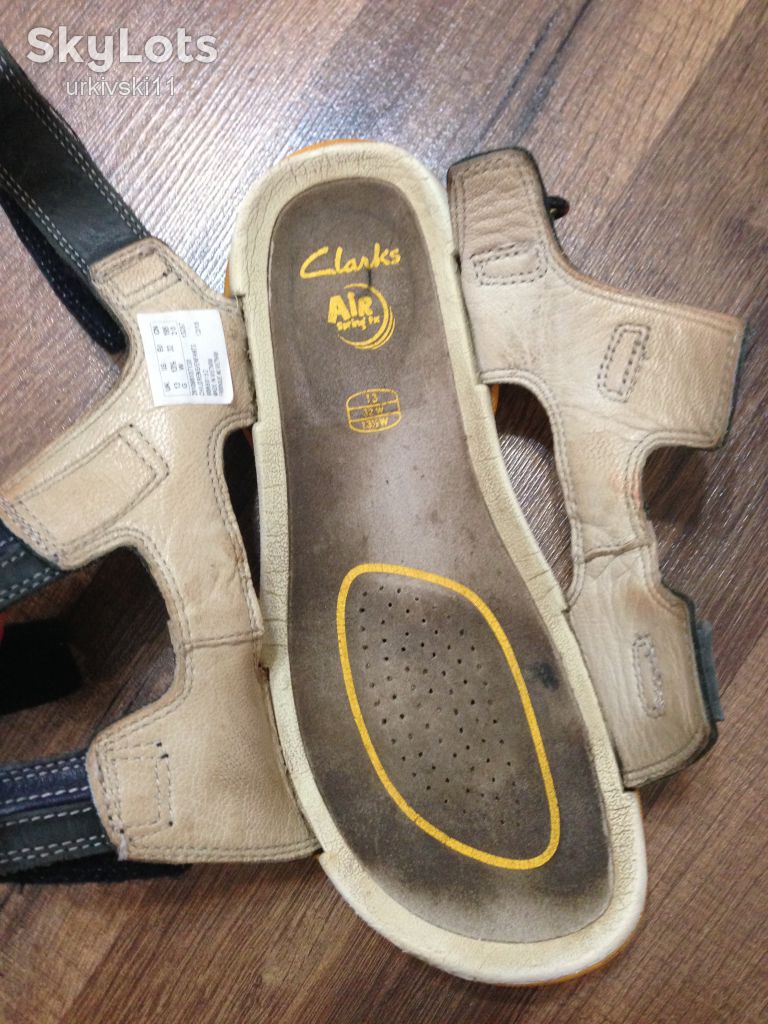 Босоножки для мальчика Clarks Air,р.32,нат.кожа,Вьетнам - фото фото фото 9