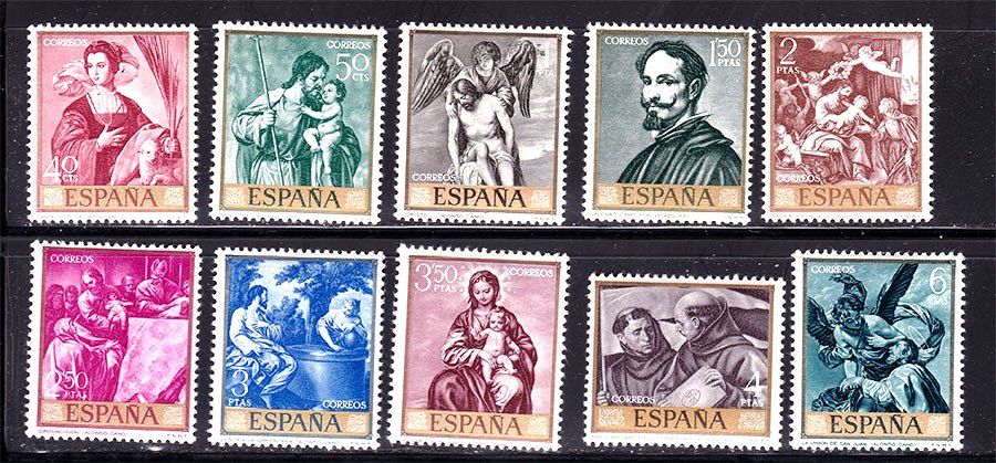 EU  Испания 1969 г  MNH  - искусство - фото фото фото 0