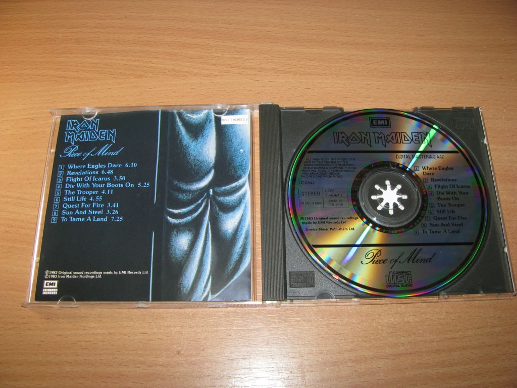IRON MAIDEN - Piece Of Mind  (1994 EMI Holland) - фото фото фото 1