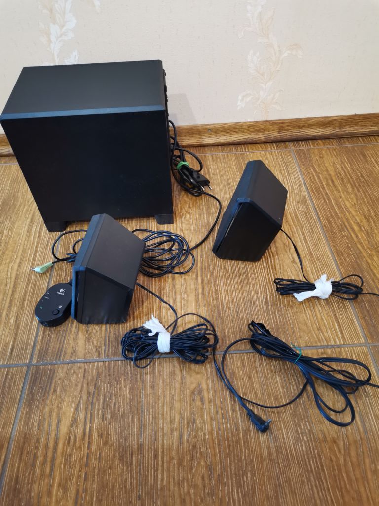 Акустическая система 2.1 Logitech X-210 колонки Creative - фото фото фото 6