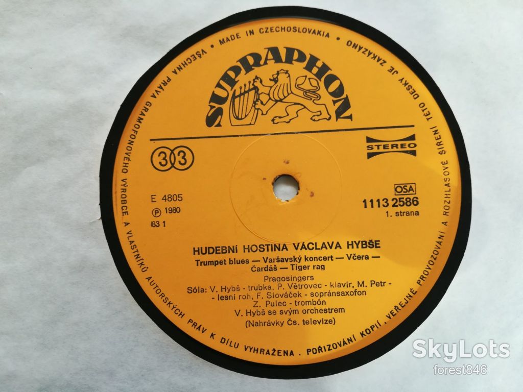 Hudebni hostina Vaclava Hybse  (3)-Ex., Чехословакия - фото фото фото 4
