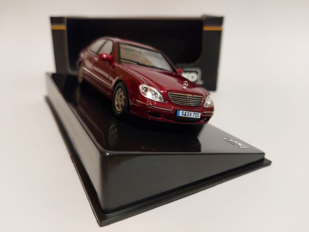 IXO 1:43 Mercedes-Benz S500, W220  (2000) bernstein red metallic - фото фото фото 6