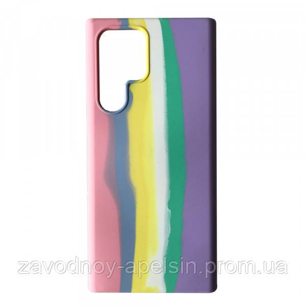 Samsung S22 Ultra S908 Силиконовый чехол Радуга (Rainbow) - фото фото фото 0
