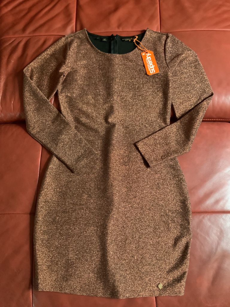 Платье блестящее стрейчевое Superdry, р.S/10/38 - фото фото фото 0