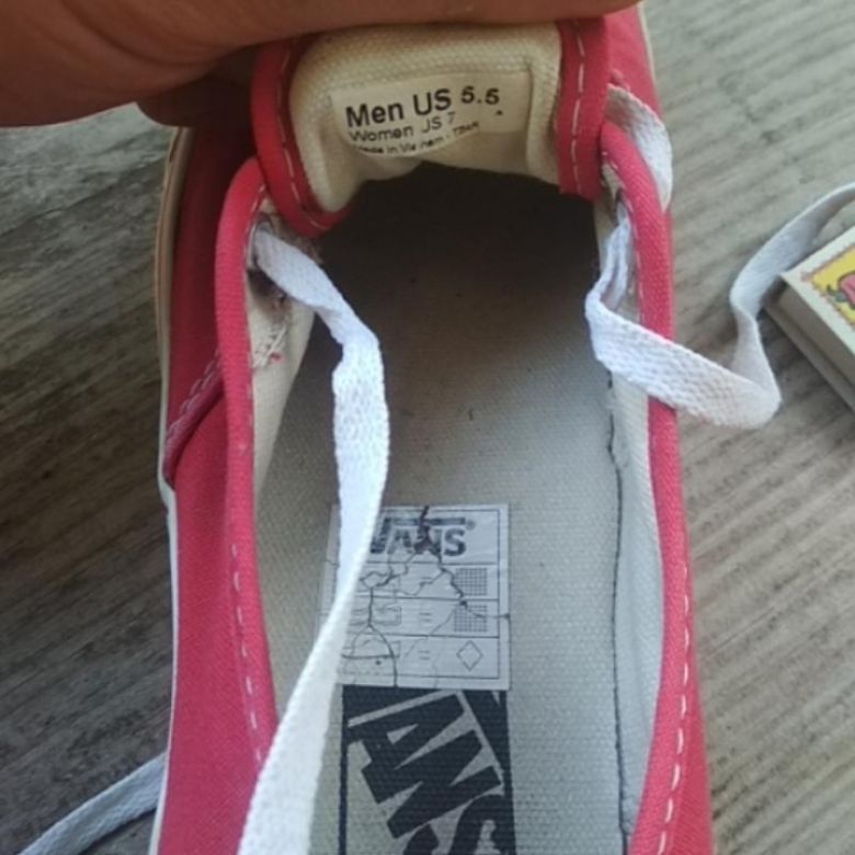 Продаються кеди vans оригінал червоного кольору - фото фото фото 3