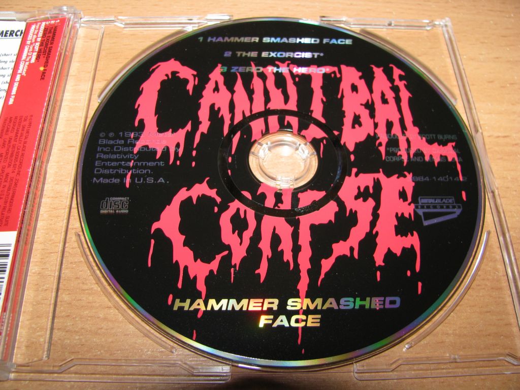 CANNIBAL CORPSE - Hammer Smashed Face  (1993 Metal Blade USA) - фото фото фото 2