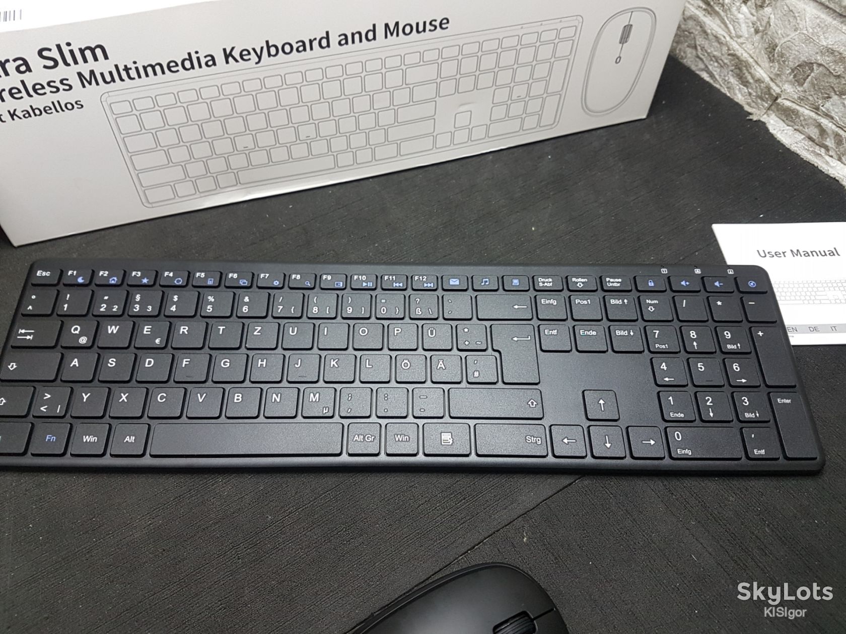 Бездротовий комплект Ultra Slim Wireless Multimedia Keyboard and Mouse Set  *80282 - фото фото фото 2