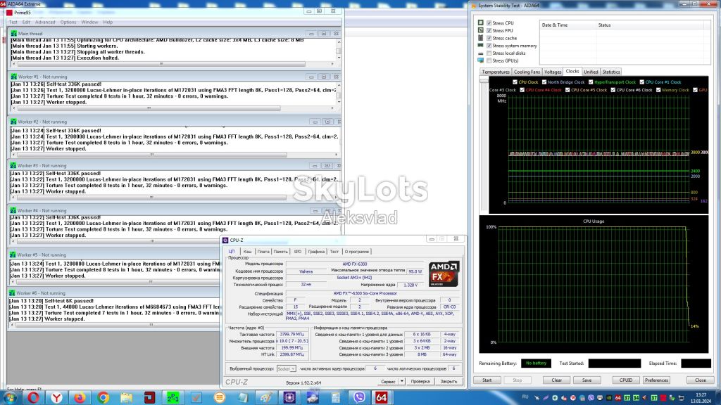 AMD FX-6300 3.5GHz/5200MHz/8MB Socket AM3+ 6 ядер 95вт Читать описание!!!!! - фото фото фото 3
