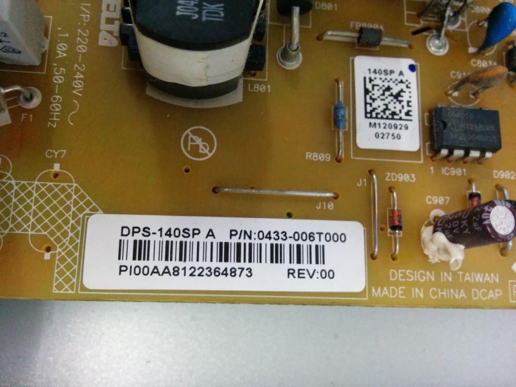 Запчасти к телевизору TOSHIBA 32AV934G   (32AV933_MAIN, DPS-140SP, 6632L-0626A 3PEGA20002C-R) - фото фото фото 8
