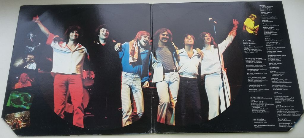 10CC Live And Let Live 2LP  Disc:EX-/EX; Cover:VG+ - фото фото фото 1