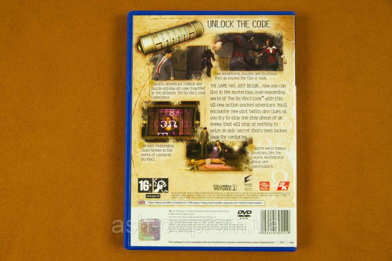 Диск Playstation 2 - The Da Vinci Code - фото фото фото 2