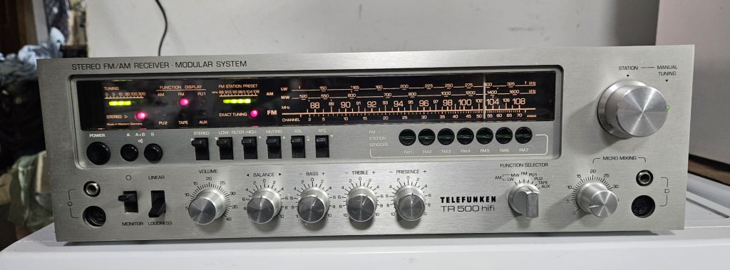 Стереоресивер Telefunken TR-500 hifi - фото фото фото 0