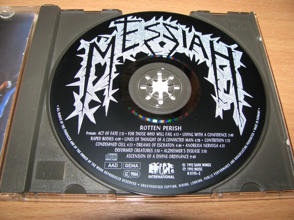 MESSIAH - Rotten Perish   (1992 Noise 1st press) - фото фото фото 2