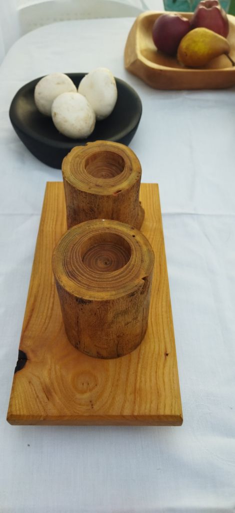 Дерев'яні свічники - фото фото фото 0
