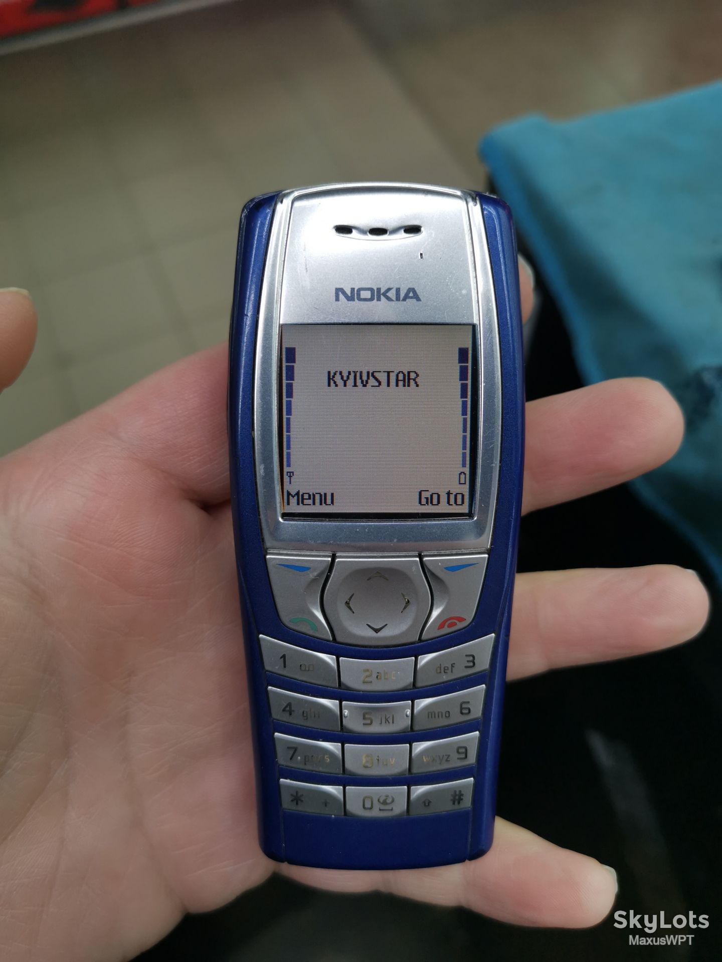 #1317 sklad Nokia 6610 6610i blue - фото фото фото 0