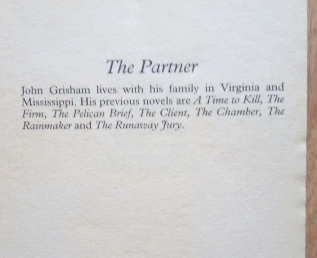 Partner The John Grisham English на Английском книга - фото фото фото 1