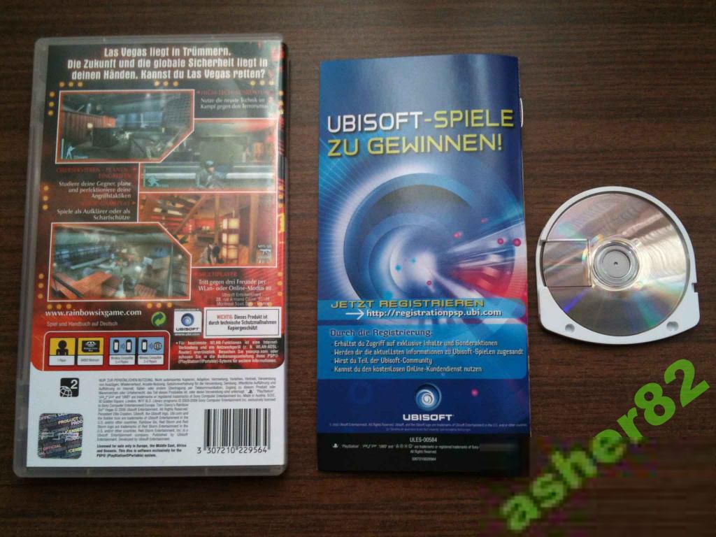 Игра на PSP "Tom Clancy's Rainbow Six Vegas" - фото фото фото 1
