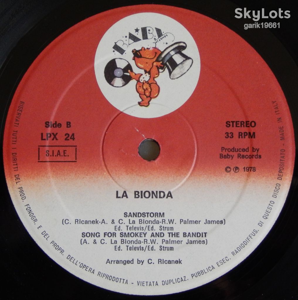 La Bionda – La Bionda  (Baby Records – LPX 24, Italy) EX+/EX+ - фото фото фото 4