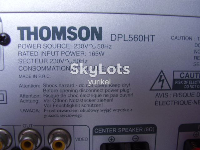Ресивер      ( усилитель + тюнер) Thomson DPL 560 HT - фото фото фото 3