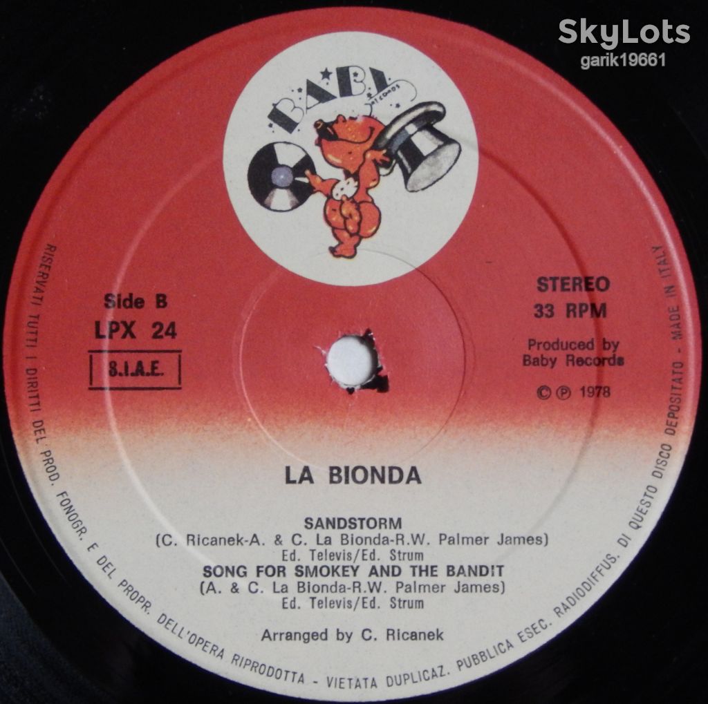 La Bionda – La Bionda  (Baby Records – LPX 24, Italy) EX+/EX+ - фото фото фото 4
